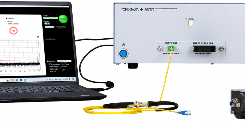 High-resolution reflectometer for optical market takes efficiency to new levels